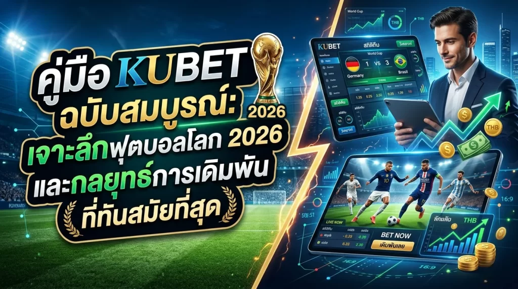 คู่มือ KUBET ฉบับสมบูรณ์: เจาะลึกฟุตบอลโลก 2026 และกลยุทธ์การเดิมพัน
