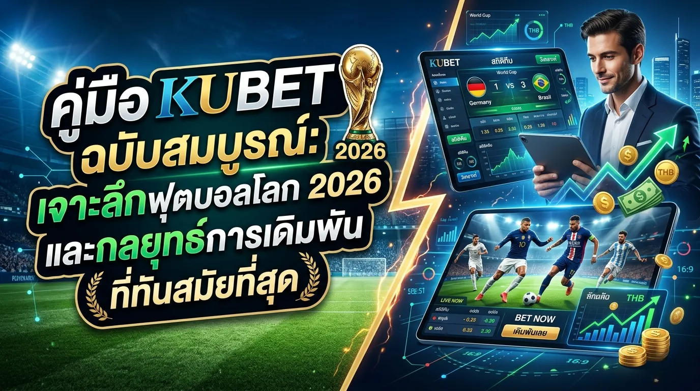 คู่มือ KUBET ฉบับสมบูรณ์: เจาะลึกฟุตบอลโลก 2026 และกลยุทธ์การเดิมพัน